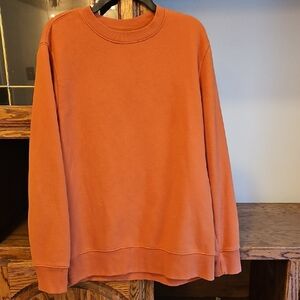 Men's Crewneck Sweater in Rust